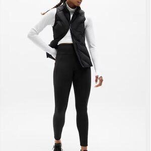 Athleta Altitude Tight Polartec Powerstretch Women's Size XS Black Fleece Lined